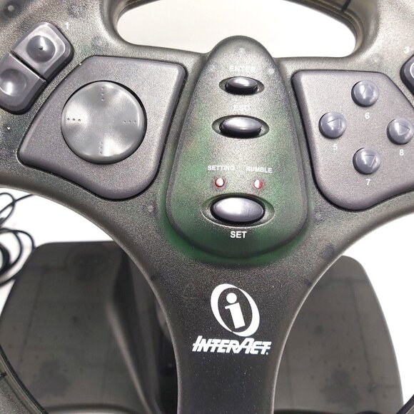 InterAct V3 Advanced FX Racing Wheel Endorsed By Dale Earnhardt Jr PC iMac USB - Picture 4 of 13